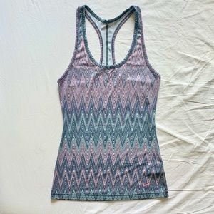 Nike | Dri-FIT Racerback Tank | Zig-Zag Pattern